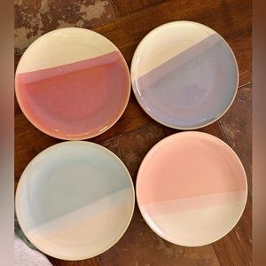 Pier 1 set of 4 appetizer plates